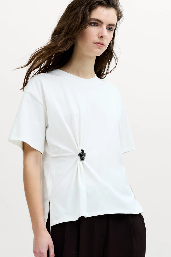 Rallie Flower Cinched Tee
