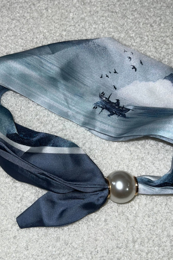 Scarf Magnetisk Light Blue Sea