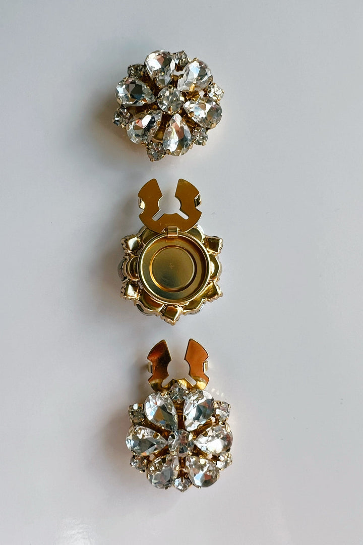 Signe White Button Charm