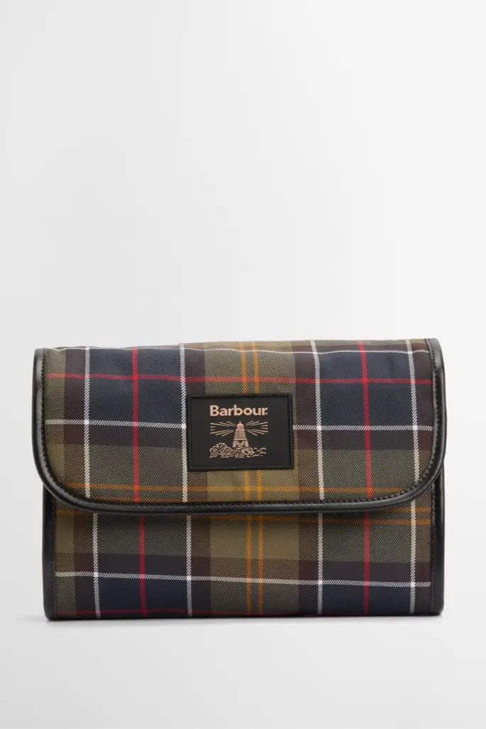 Washbag Hanging Tartan