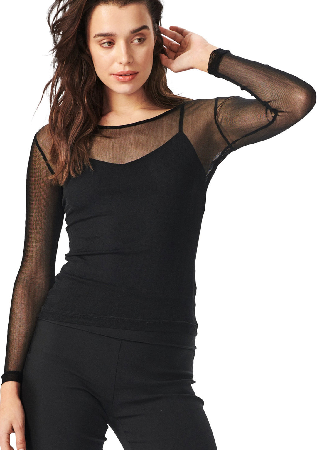 Top Kraka Mesh Svart